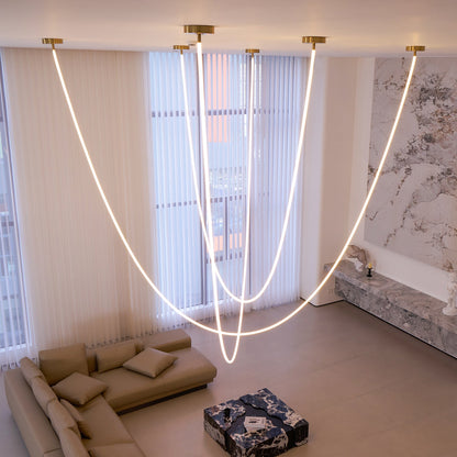 Flexible LED Pendant Ceiling Light