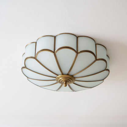Flower Glass Recessed Ceiling Light