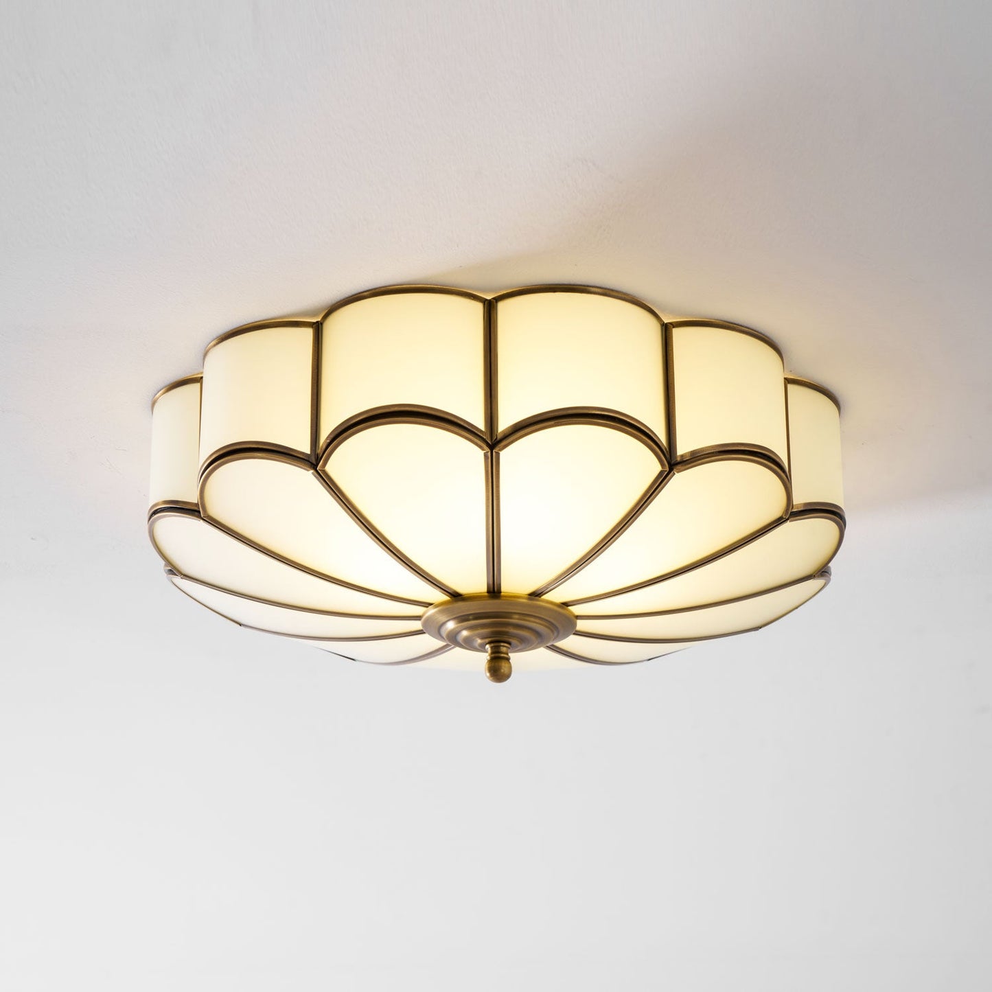 Flower Glass Recessed Ceiling Light