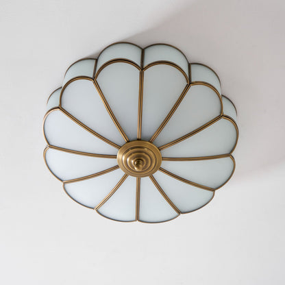 Flower Glass Recessed Ceiling Light