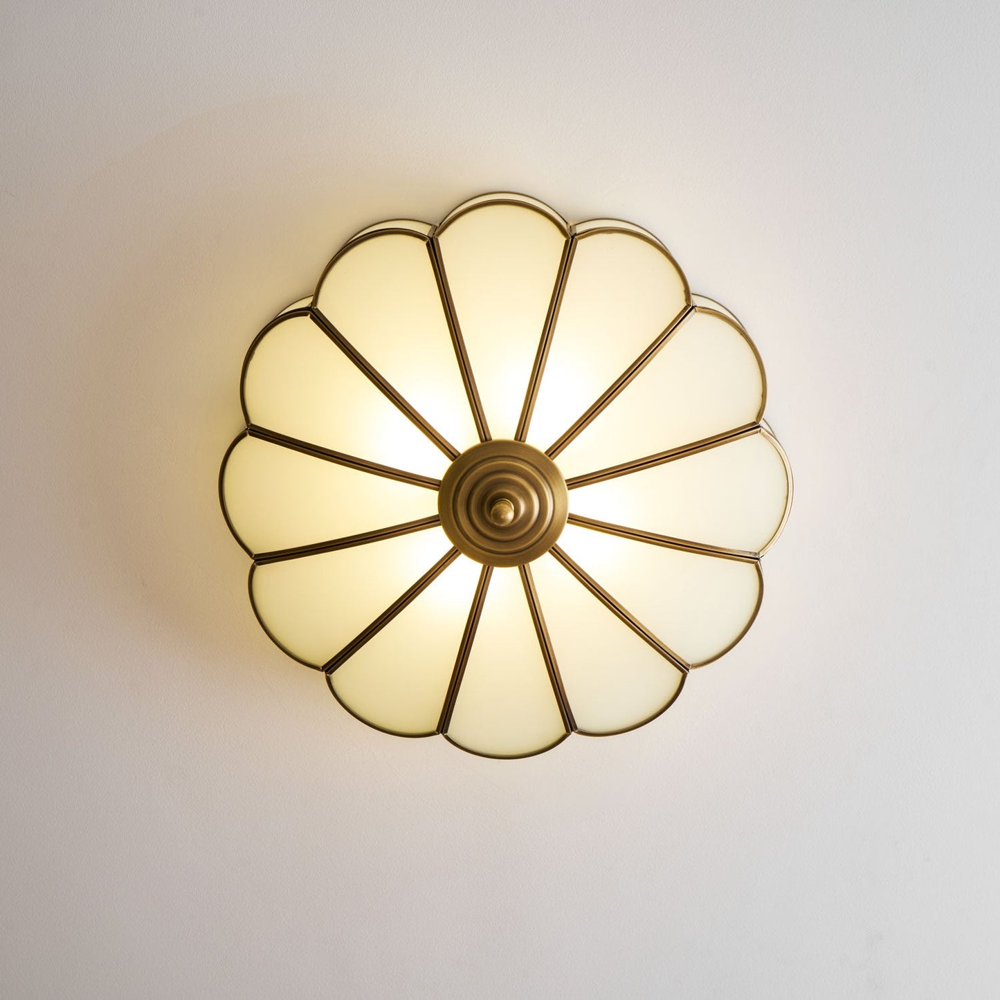 Flower Glass Recessed Ceiling Light