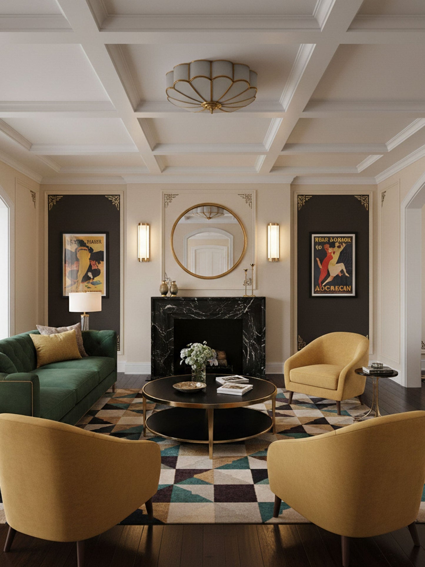 Flower Glass Recessed Ceiling Light