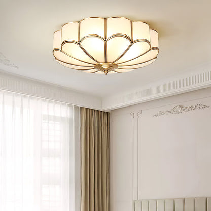Flower Glass Recessed Ceiling Light