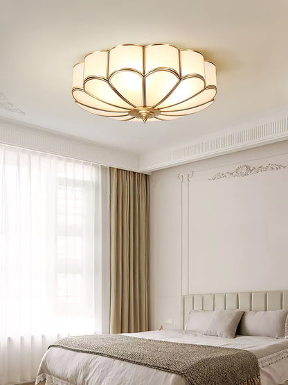 Flower Glass Recessed Ceiling Light