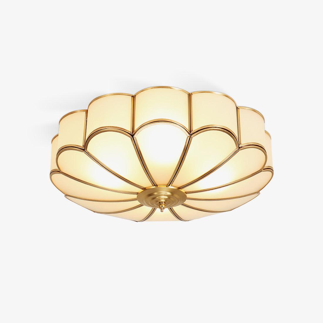 Flower Glass Recessed Ceiling Light