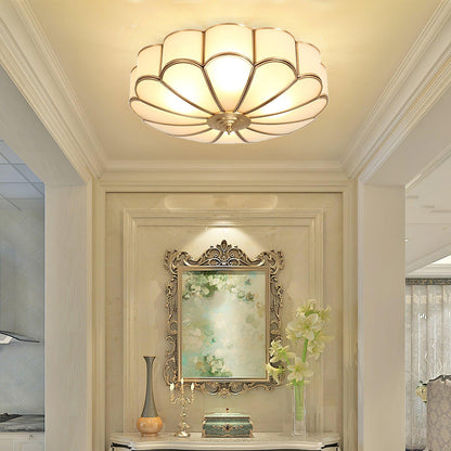 Flower Glass Recessed Ceiling Light