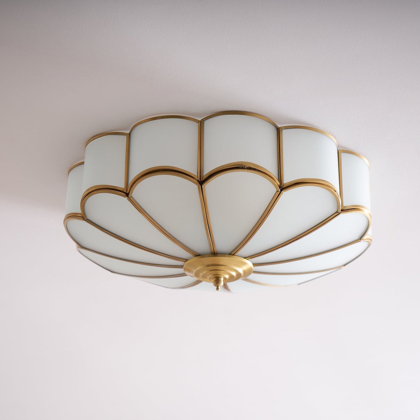 Flower Glass Recessed Ceiling Light
