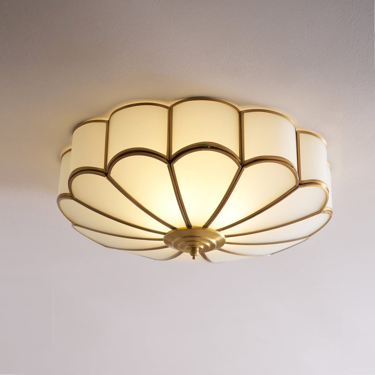 Flower Glass Recessed Ceiling Light