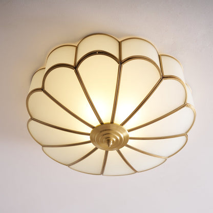 Flower Glass Recessed Ceiling Light