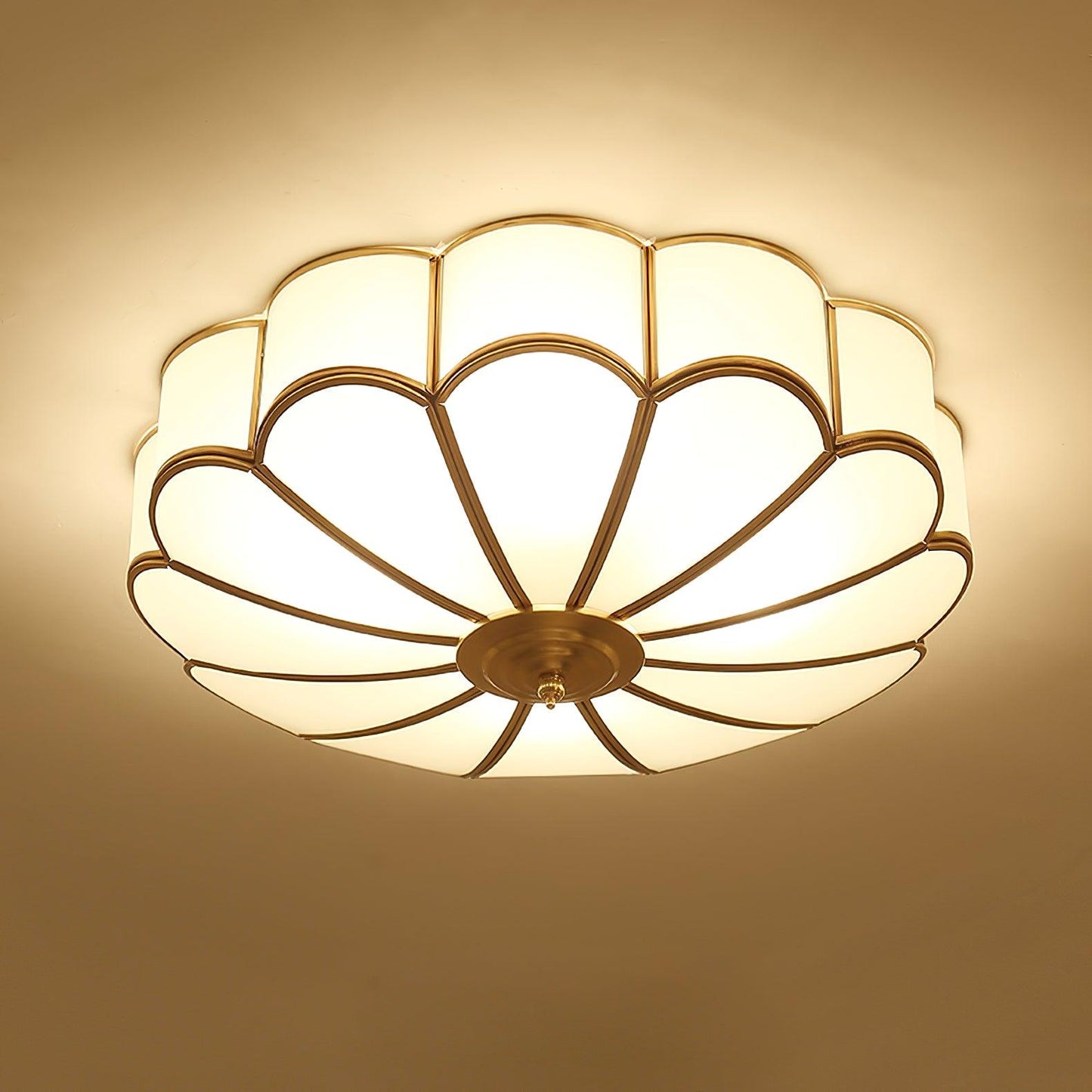 Flower Glass Recessed Ceiling Light