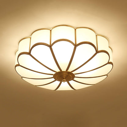 Flower Glass Recessed Ceiling Light
