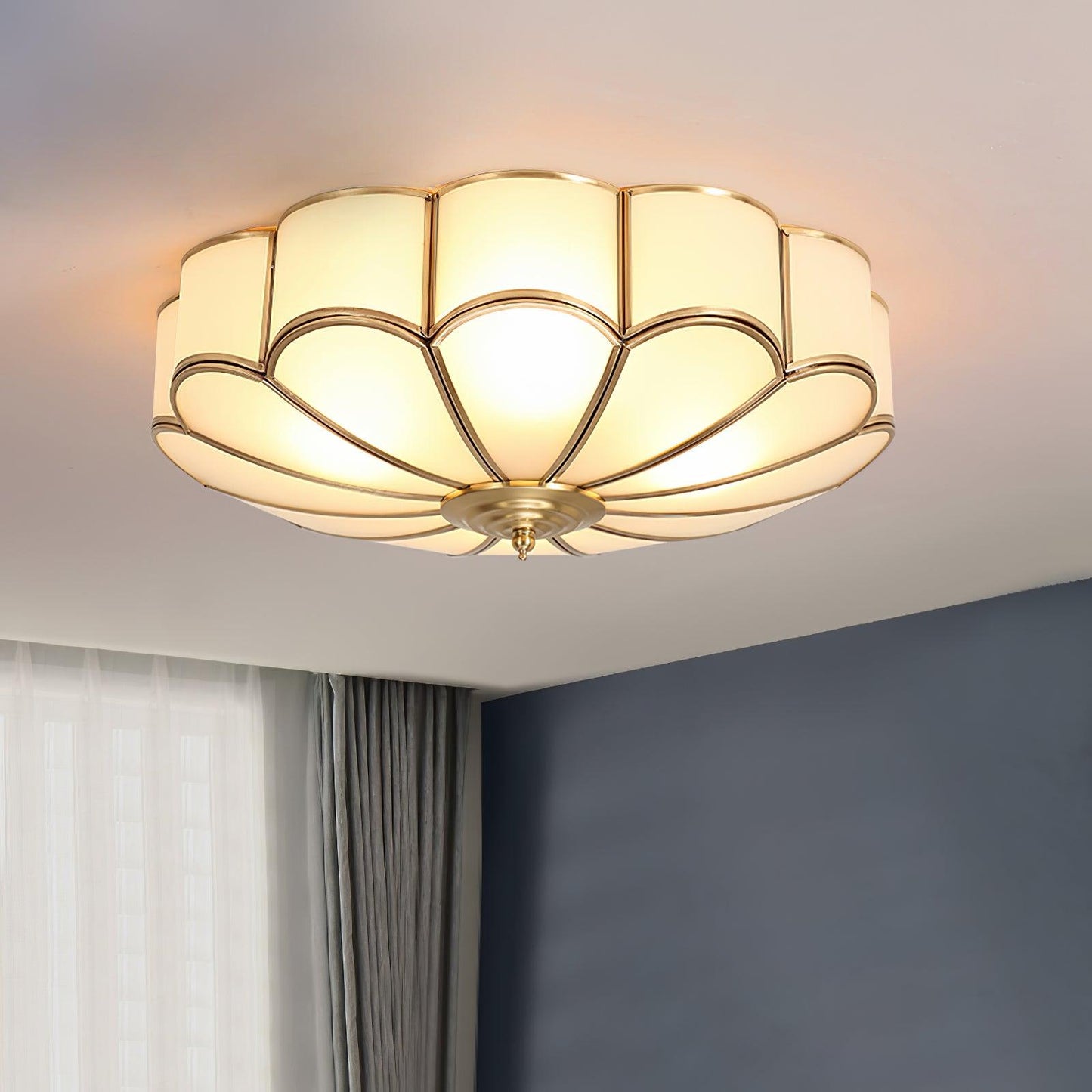 Flower Glass Recessed Ceiling Light