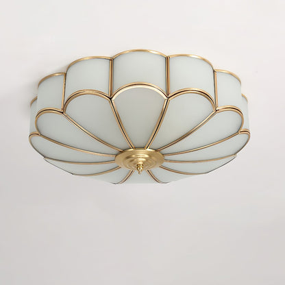 Flower Glass Recessed Ceiling Light