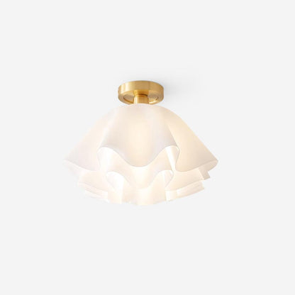 Ruffle Bloom Ceiling Light