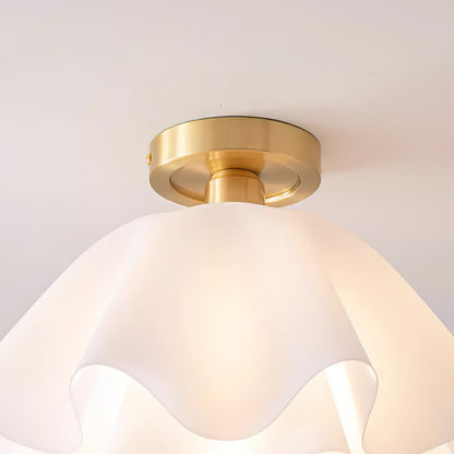 Ruffle Bloom Ceiling Light