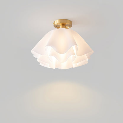 Ruffle Bloom Ceiling Light