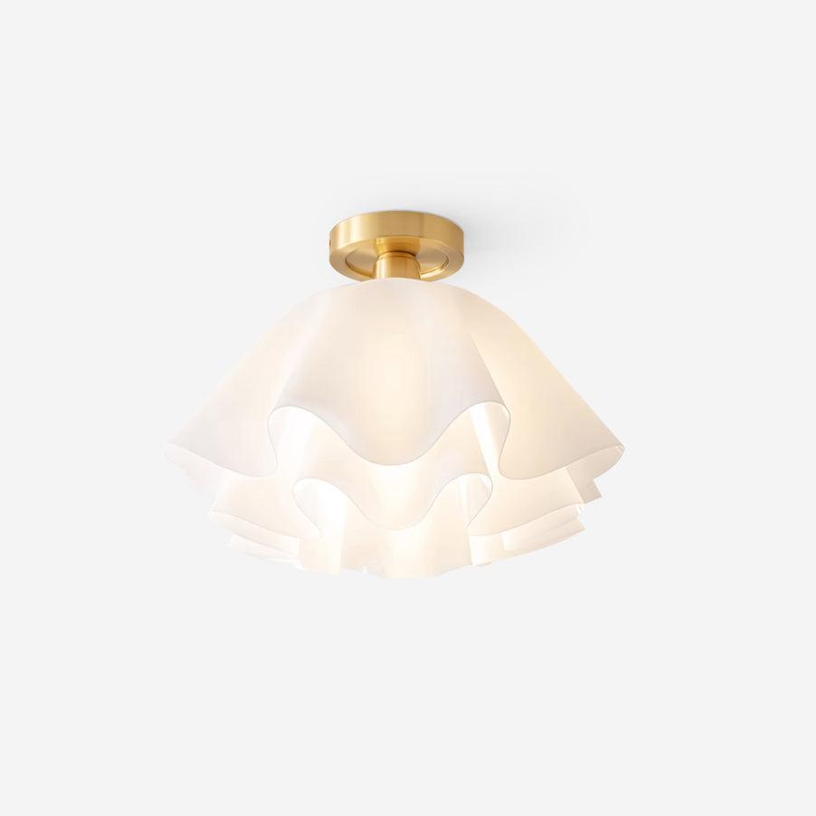 Ruffle Bloom Ceiling Light