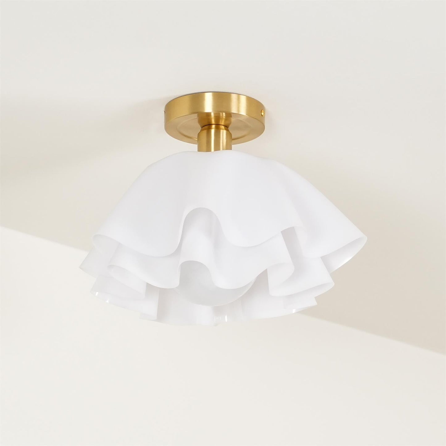 Ruffle Bloom Ceiling Light