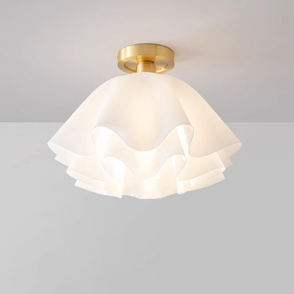 Ruffle Bloom Ceiling Light