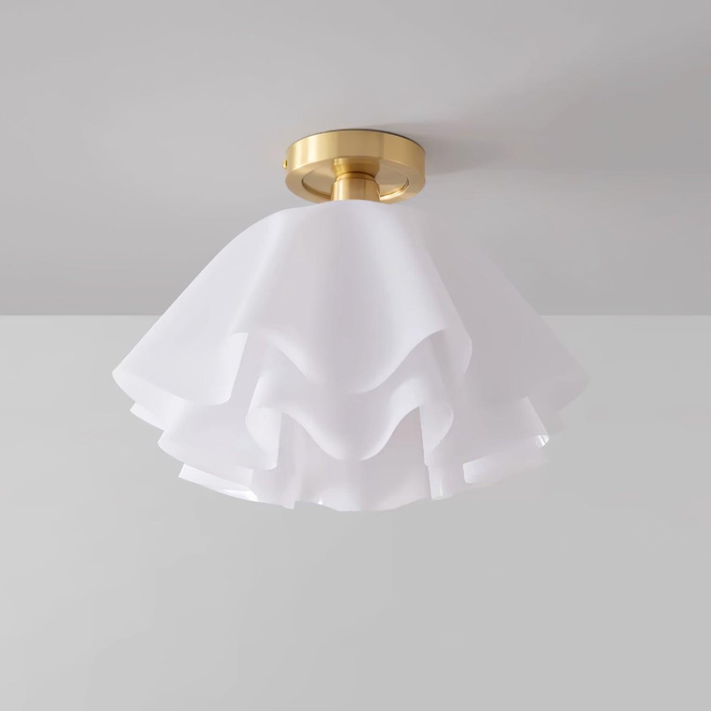 Ruffle Bloom Ceiling Light