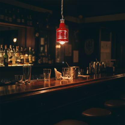 Colorful Bottle Pendant Light