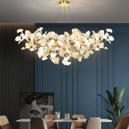Modern Gingko Leaf Chandelier