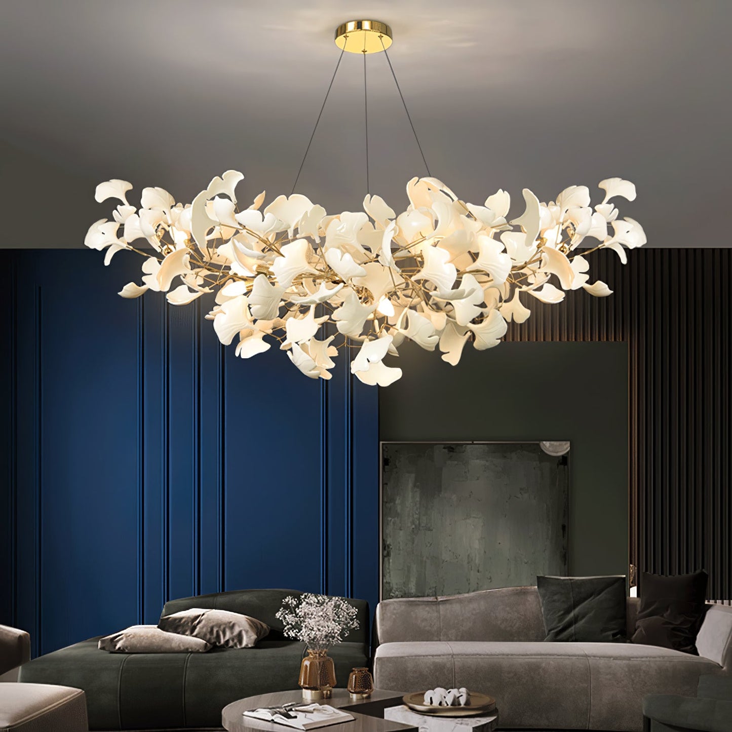 Modern Gingko Leaf Chandelier