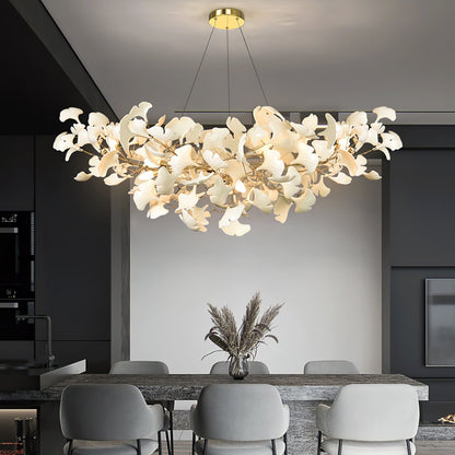 Modern Gingko Leaf Chandelier