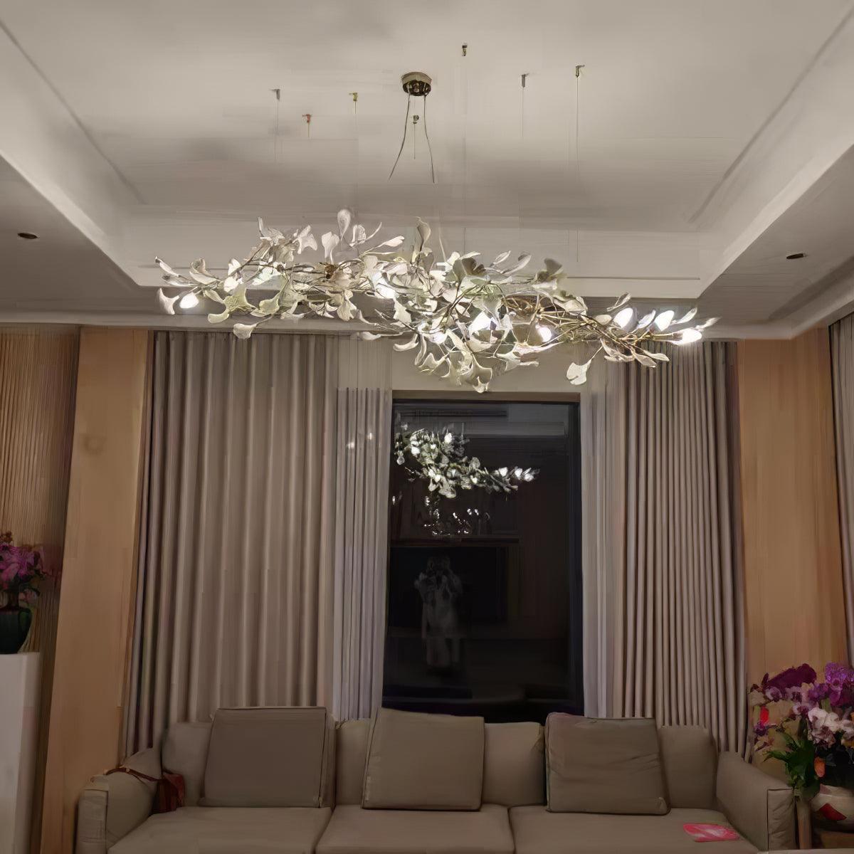 Modern Gingko Leaf Chandelier