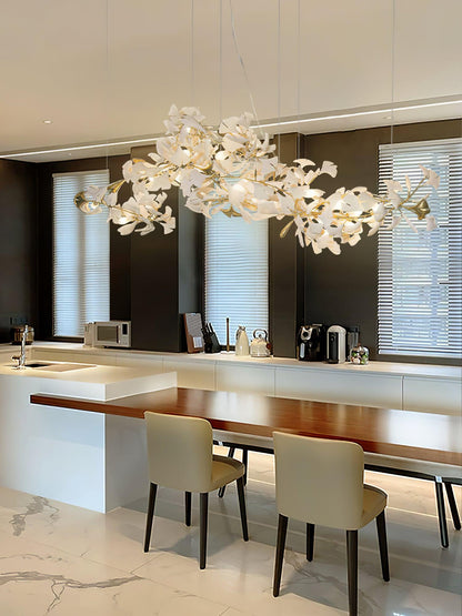 Modern Gingko Leaf Chandelier