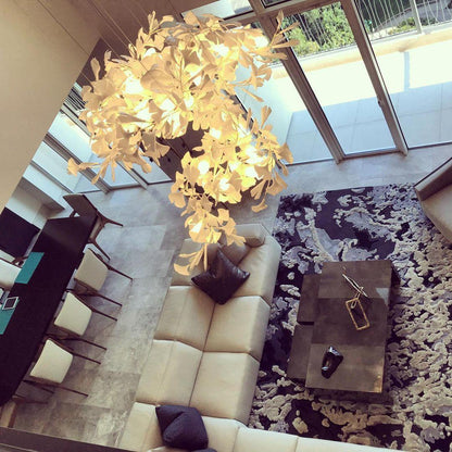 Modern Gingko Leaf Chandelier