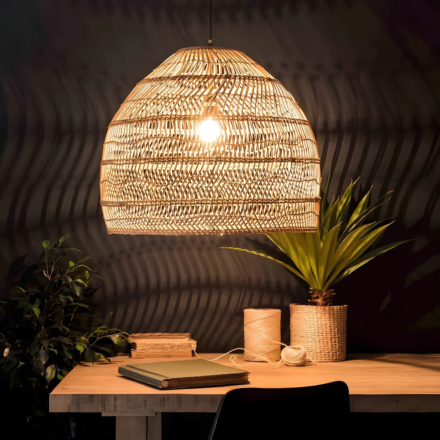 Natura Rattan Pendant Light