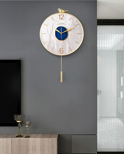 Wall Clock with Pendulum