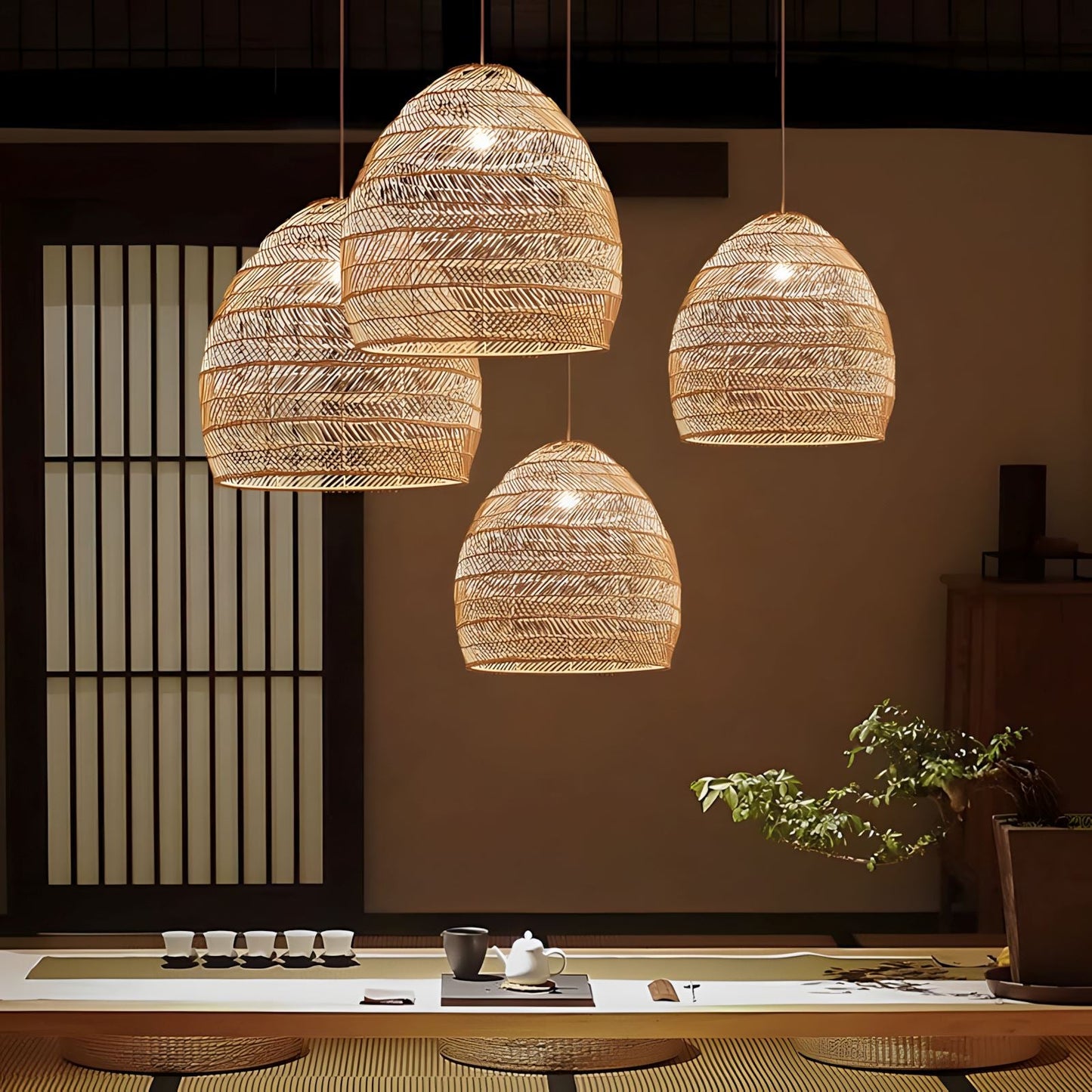 Natura Rattan Pendant Light
