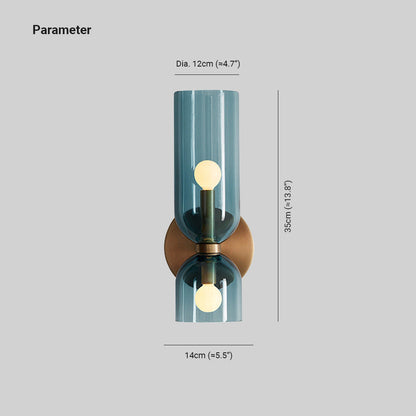 Cylindro Glass Wall Lamp