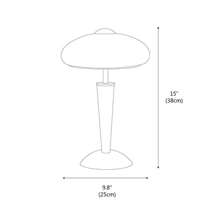 Modern Mid-Century Dome Table Lamp
