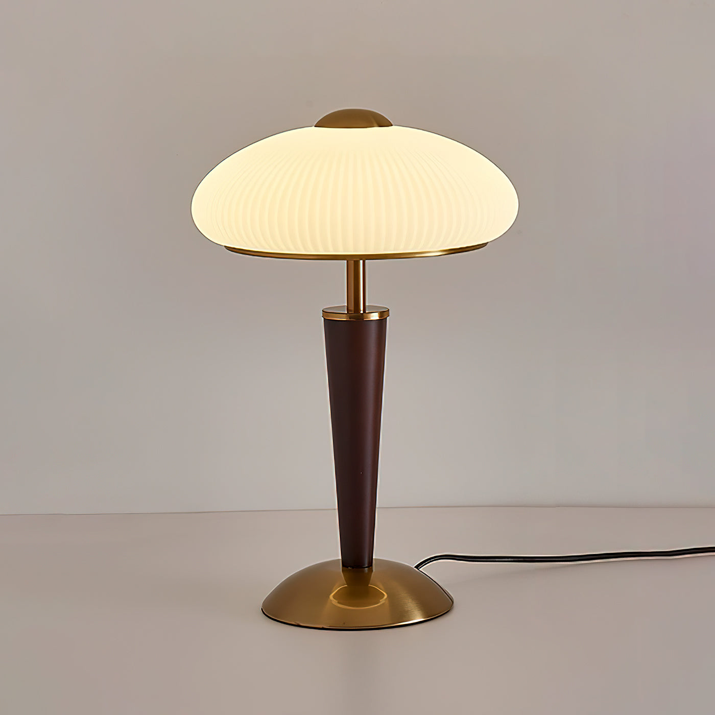 Modern Mid-Century Dome Table Lamp