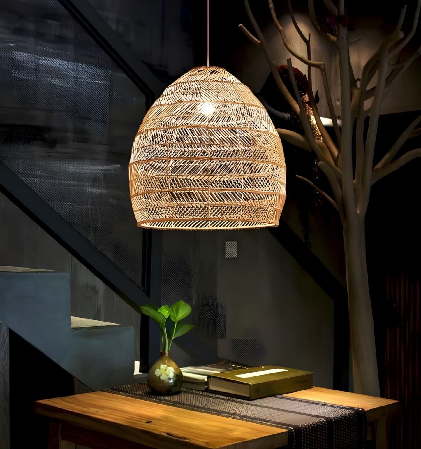 Natura Rattan Pendant Light