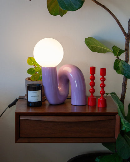 Whimsical Spiral Table Lamp