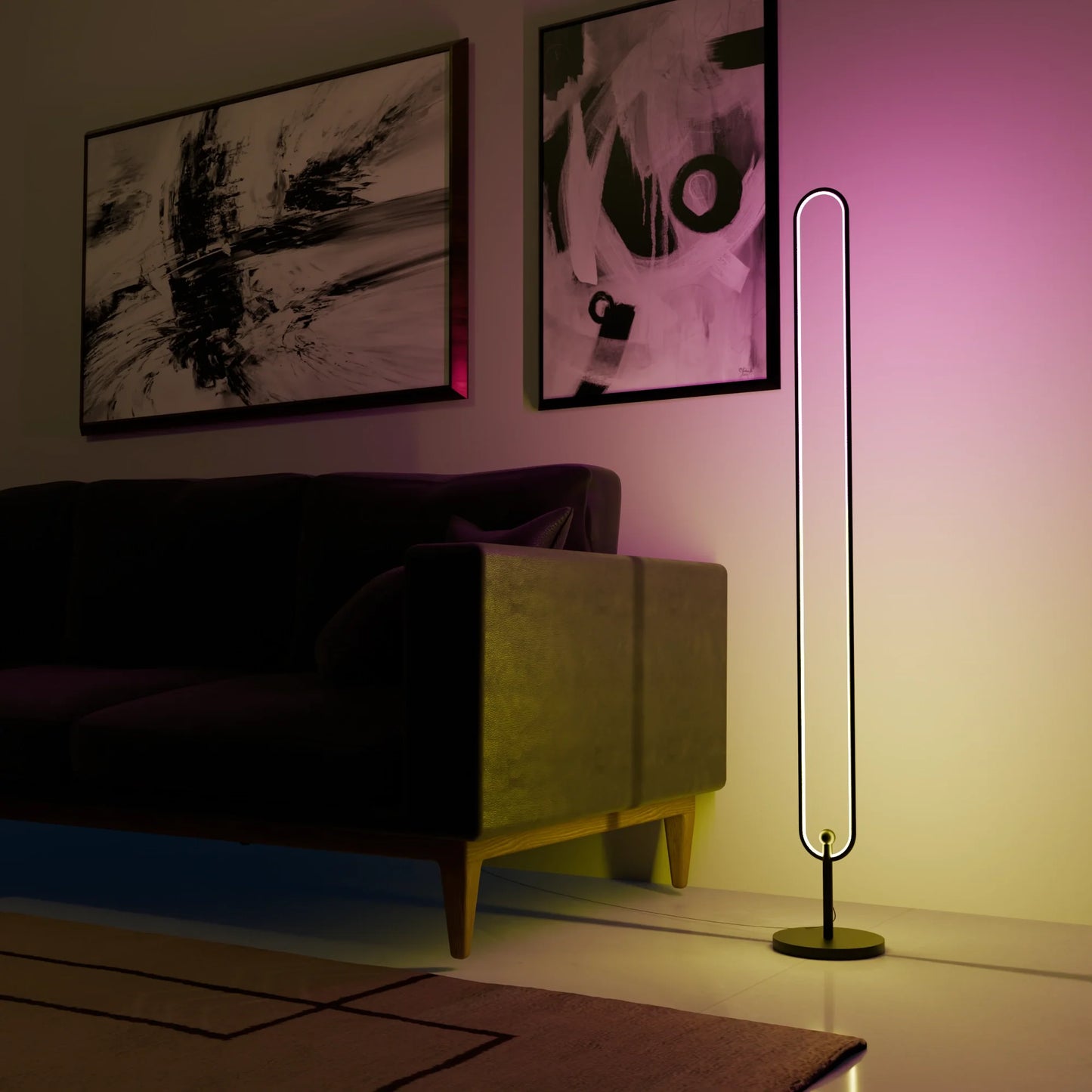 Infinity LED Floor Lamp