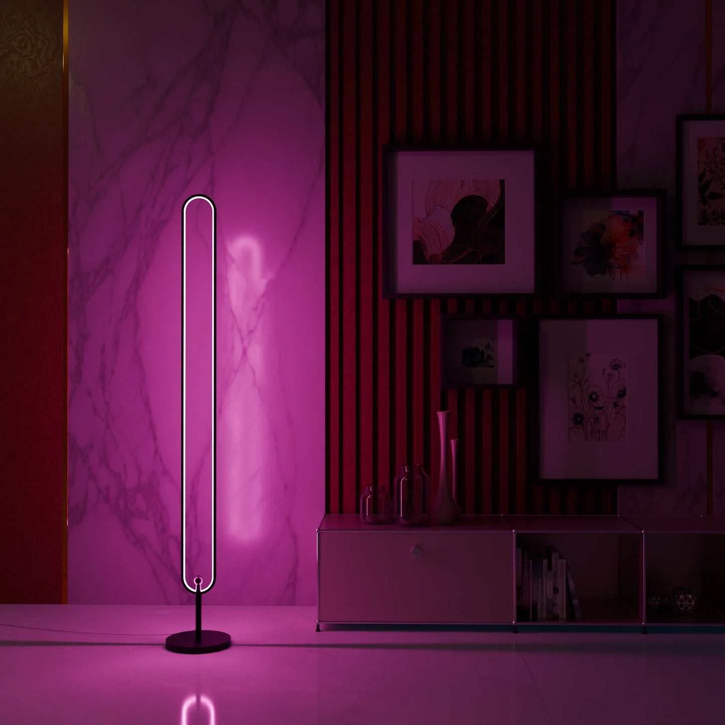 Infinity LED Floor Lamp