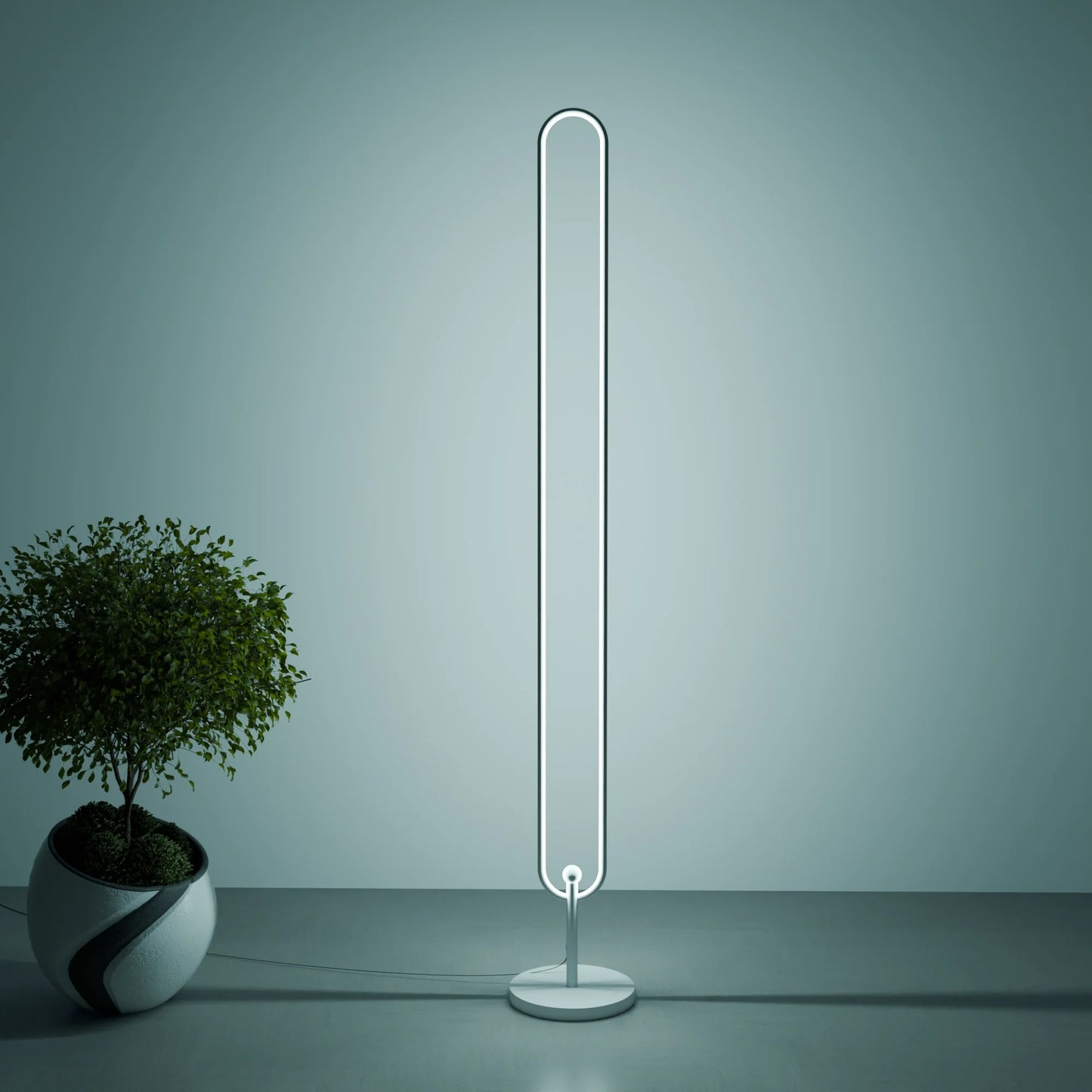 Infinity LED Floor Lamp