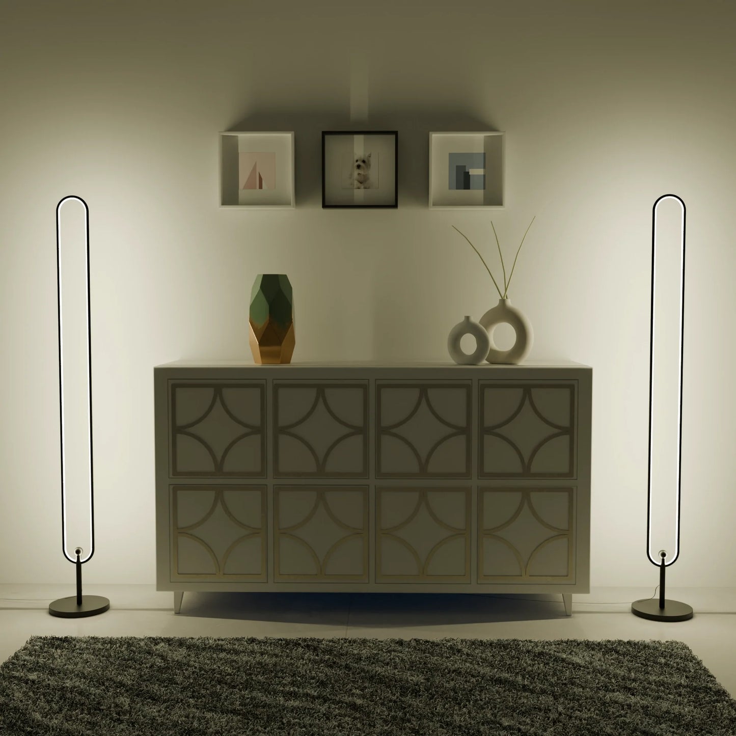 Infinity LED Floor Lamp