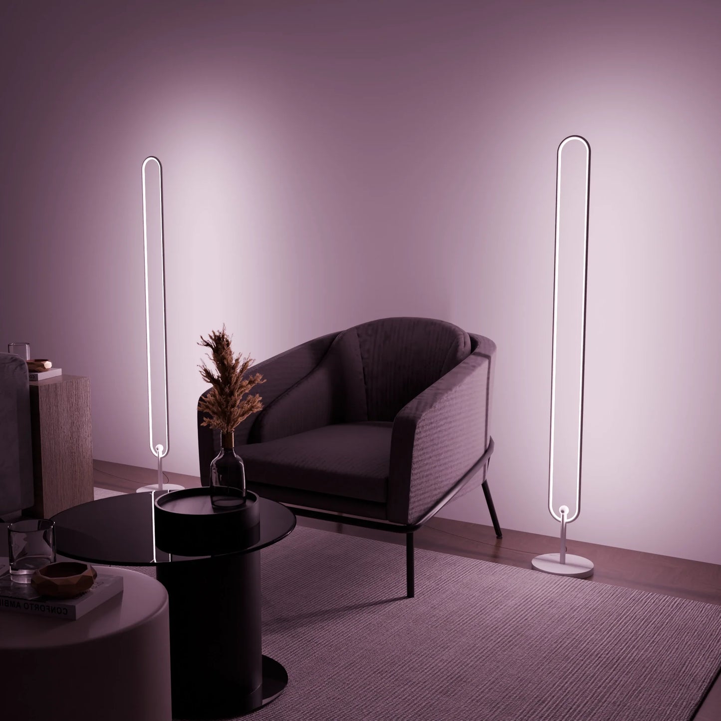 Infinity LED Floor Lamp