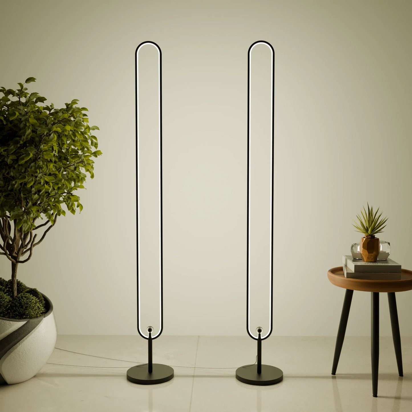 Infinity LED Floor Lamp