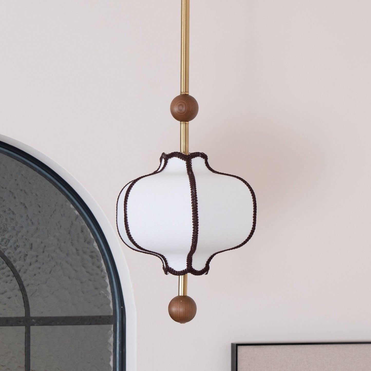 Elegant Sculpted Pendant Light