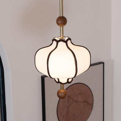 Elegant Sculpted Pendant Light
