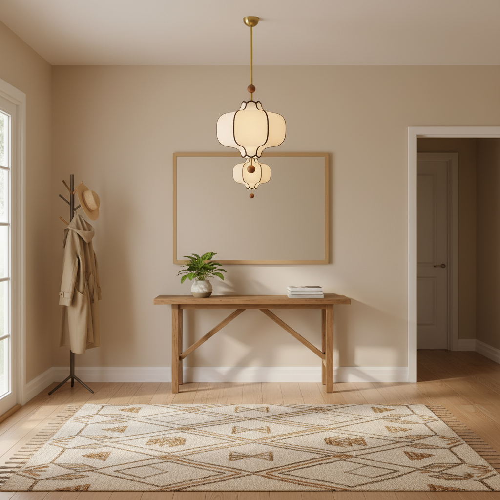Elegant Sculpted Pendant Light
