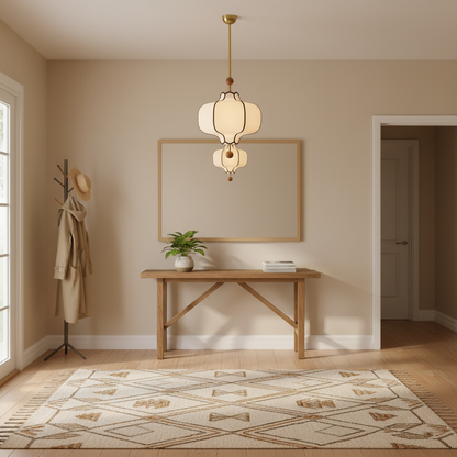 Elegant Sculpted Pendant Light