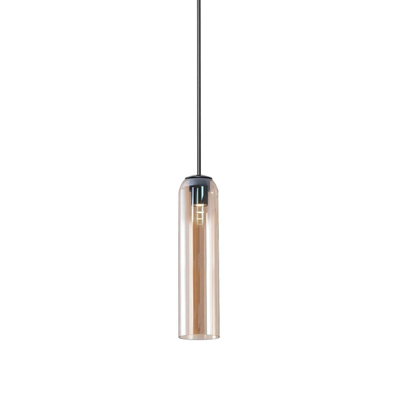 Long Tube Glass Pendant Lamp